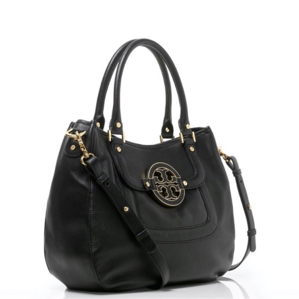 Tory Burch Amanda classic hobo hand bag purse